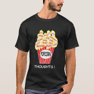 Camiseta Pensamentos de Pipoca Mentalidade Positiva