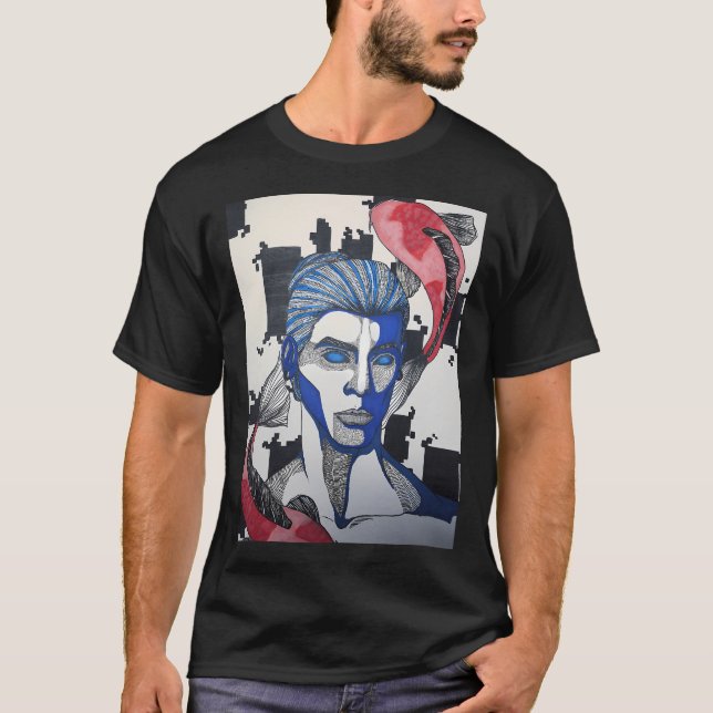 Camiseta Pensamentos Flutuantes (Frente)