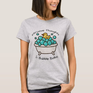 Camiseta Pensamentos Intrusivos & Banho de Espuma