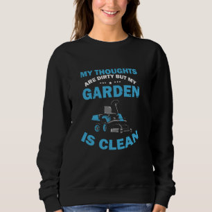 Camiseta Pensamentos são jardins sujos é limpo Trator Ri
