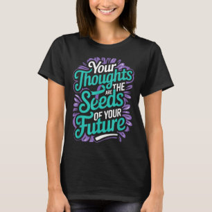 Camiseta Pensamentos Sementes De Saúde Mental Futuro Suicíd