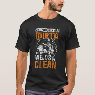 Camiseta PENSAMENTOS SUJOS PALAVRAS LIMPAS PALAVRAS Engraç