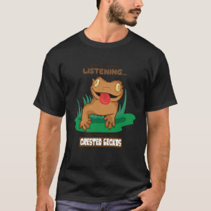 Camiseta Pensando Em Geckos Cute Lizard Répteis Animais