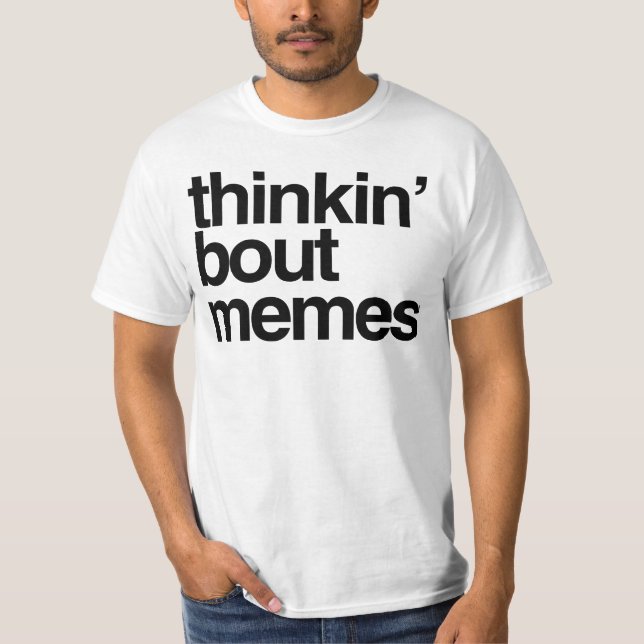 Camiseta Pensando em memes (Frente)