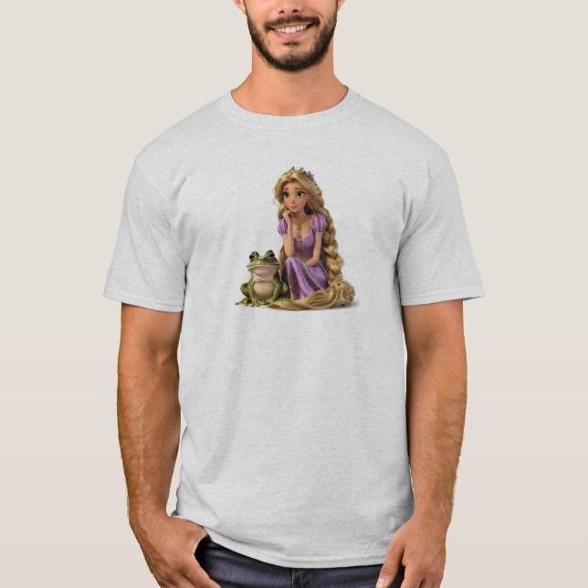 Camiseta Pensando em Rapunzel (Frente)