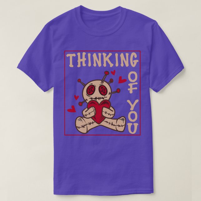 Camiseta Pensando em você (Frente do Design)