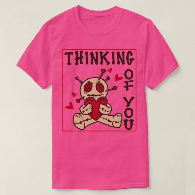 Camiseta Pensando em você 1 (Frente do Design)