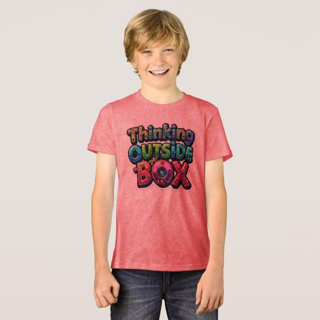 Camiseta Pensando Fora Da Caixa (Frente Completa)