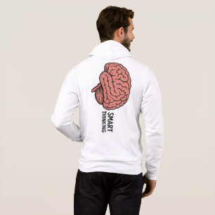 Camiseta Pensando inteligente no poder do cérebro