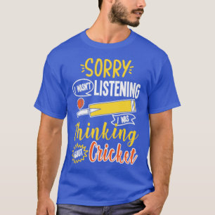 Camiseta Pensando No Cricket