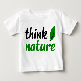 Camiseta pensar a natureza
