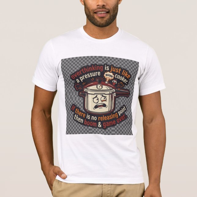 Camiseta pensar demais (Frente)