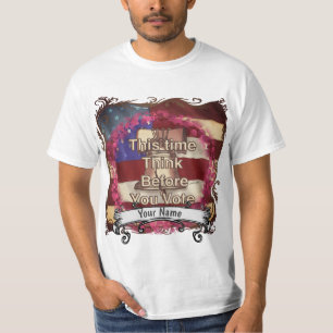 Camiseta Pensar e votar