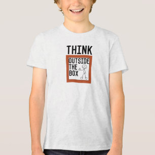 Camiseta Pensar Fora da Caixa Inspirador