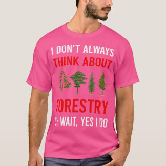 Camiseta Pensar Sobre Florestas
