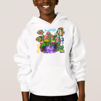 Camiseta Pense a vida do oceano de Seaquarium da ecologia