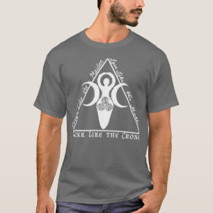 Camiseta Pense como o crone clássico da saia