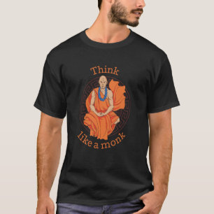 Camiseta Pense Como Um Monge Comunidade Religiosa Monge