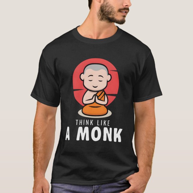 Camiseta Pense Como Um Monge Monk (Frente)