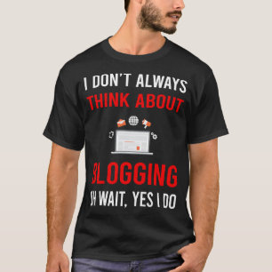 Camiseta Pense em blogar no Blog Blogger