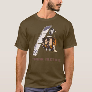 Camiseta Pense em Métrica Mars Climate Orbiter