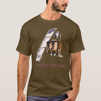 Camiseta Pense em Métrica Mars Climate Orbiter