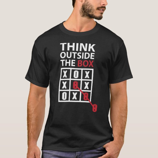 Camiseta Pense fora da caixa (Frente)