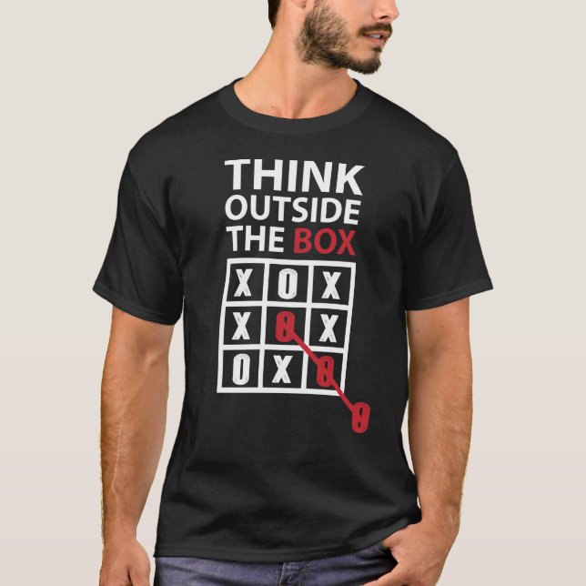 Camiseta Pense fora da caixa (Frente)