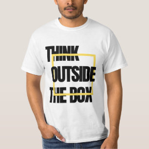 Camiseta Pense fora da caixa