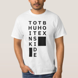 Camiseta Pense fora da caixa