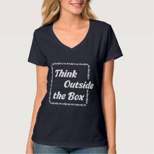 Camiseta Pense fora da caixa