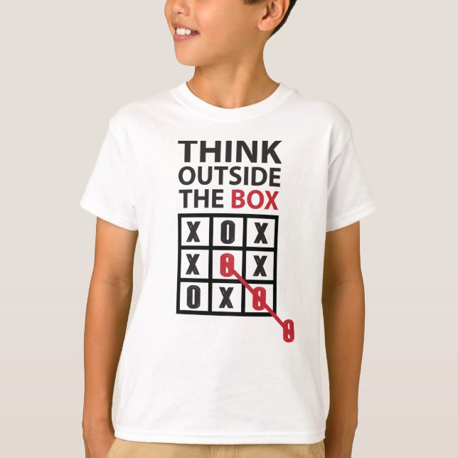 Camiseta Pense fora da caixa (Frente)