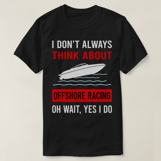 Camiseta Pense na corrida ao largo (Frente do Design)