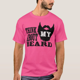Camiseta Pense na minha barba