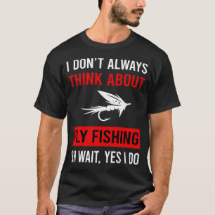 Camiseta Pense na pesca de mosca
