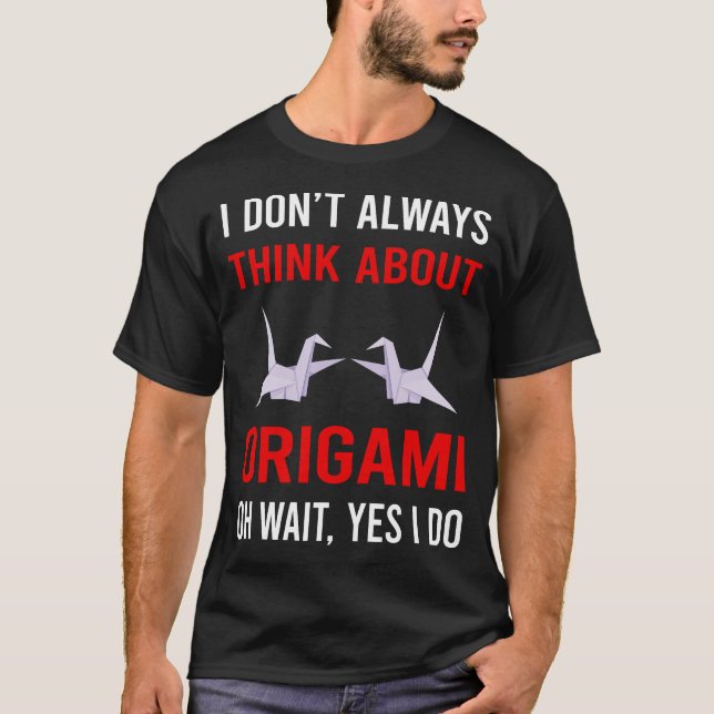 Camiseta Pense no Origami (Frente)