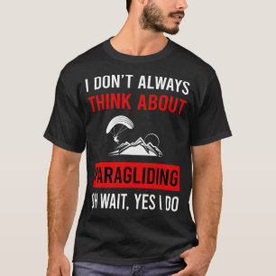 Camiseta Pense no parapente Parapente Parapentista
