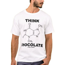 Pense o chocolate (a molécula do Theobromine)