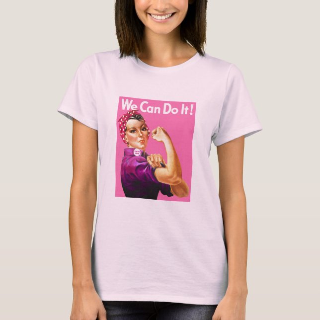 Camiseta Pense o rosa (Frente)