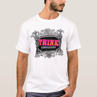Camiseta Pense o T1 da piedade