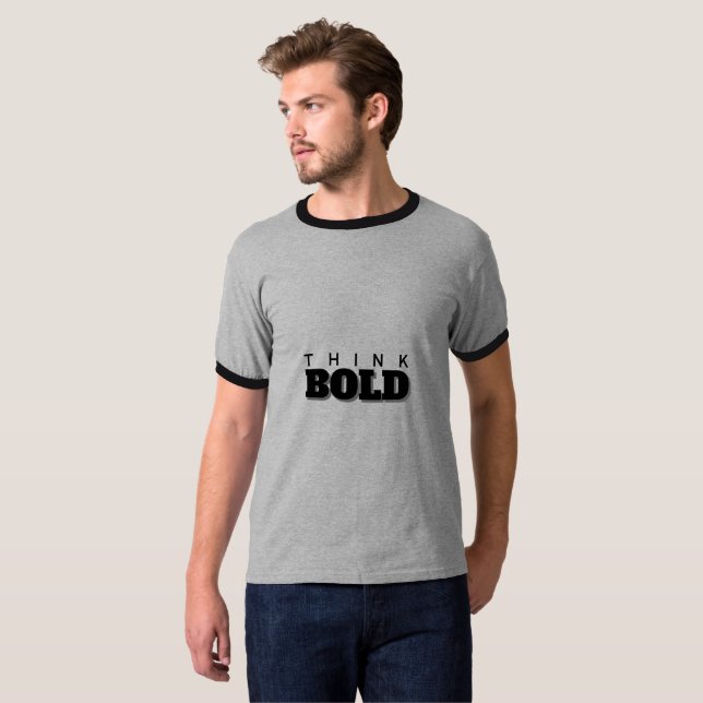 Camiseta Pense Ousado (Frente Completa)
