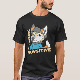 Camiseta Pense Pawsitive Pense Positivo Fato De Opa