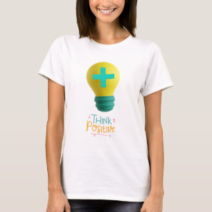 Camiseta Pense positivo