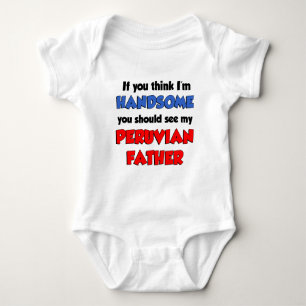 Camiseta Pense que eu sou pai peruano considerável