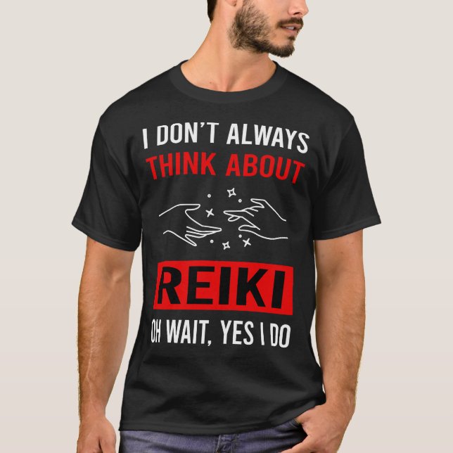 Camiseta Pense Sobre Reiki (Frente)