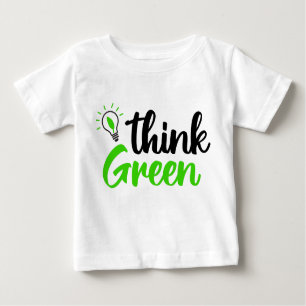 Camiseta pense verde