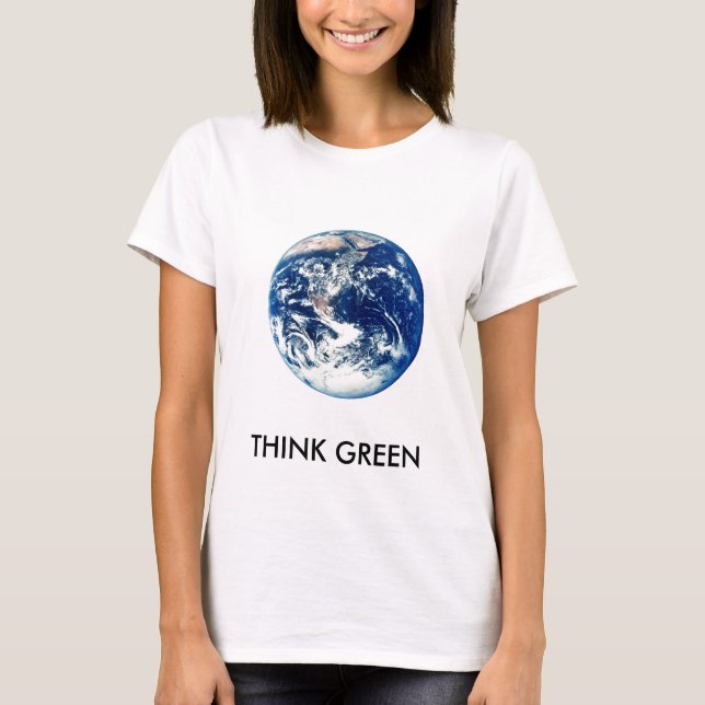 CAMISETA PENSE VERDE (Frente)