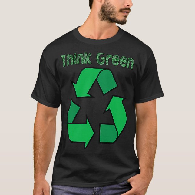 CAMISETA PENSE VERDE RECICLAR 1 (Frente)