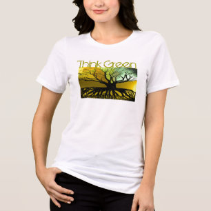 Camiseta Pense verde Vencedor do PRÊMIO TBA personalizado