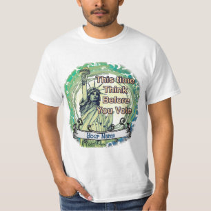 Camiseta Pense Vote Liberdade
